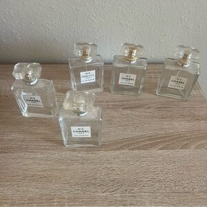 Vintage Chanel perfume bottles